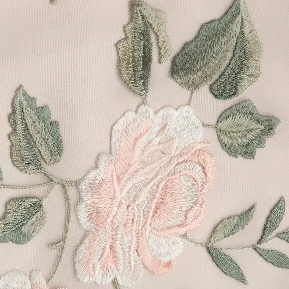 Jenny Yoo Floral Dress in Enchanted Floral Soft Blush - Picture 5 of 9